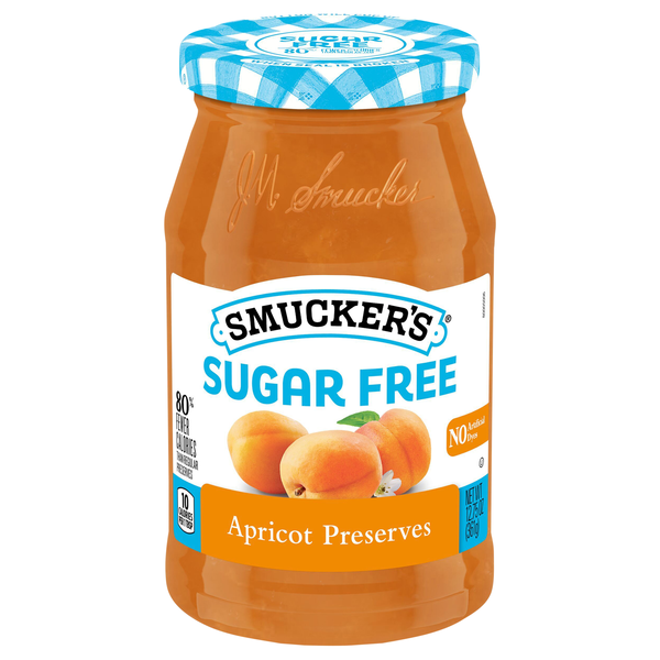 Smucker's Sugar Free Apricot Preserves Sweetened with Splenda