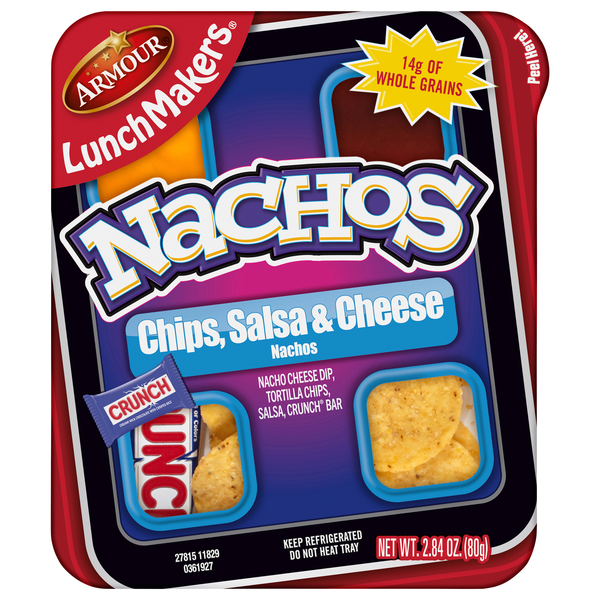Armour LunchMakers Nachos Chips Salsa & Cheese