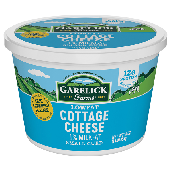 Garelick Farms 1% Lowfat Small Curd Cottage Cheese