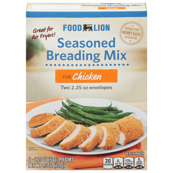 Food Lion Seasoned Breading Mix for Chicken - 2 ct
