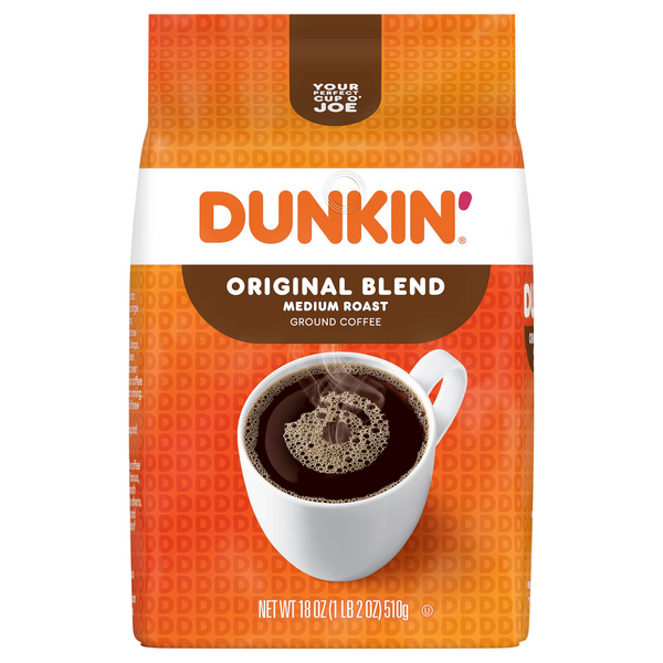 Save on Dunkin' Original Blend Medium Roast Coffee (Ground) Order