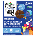 Once Upon a Farm Organic Blueberry Crumble Wheels Soft Baked Bars - 4 ct