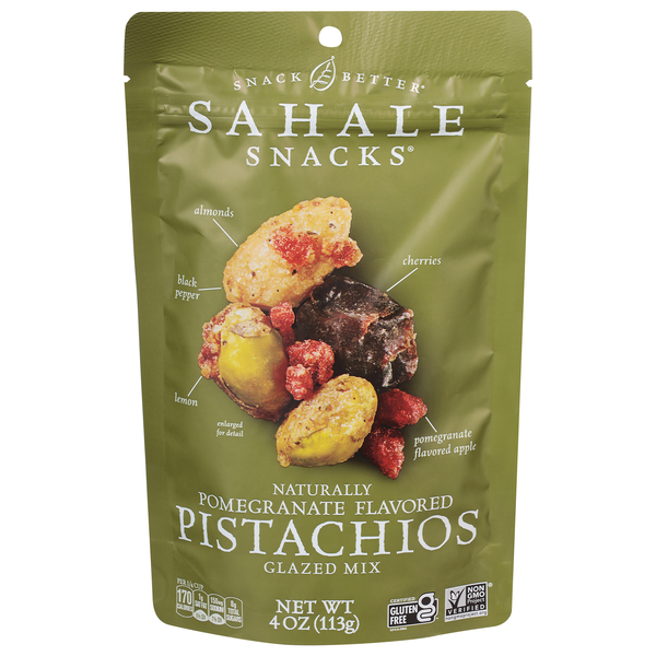 Sahale Snacks Pomegranate Flavored Pistachios Glazed Mix