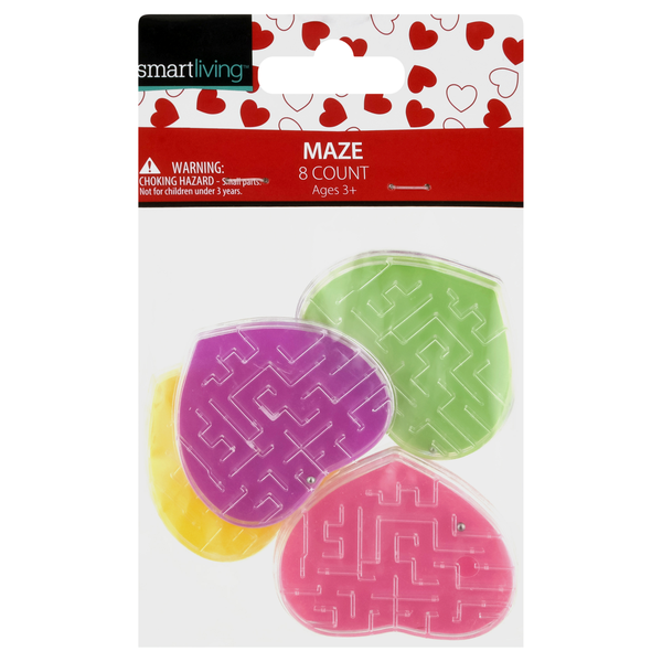 Smart Living Valentine's Day Maze Toys Assorted Colors