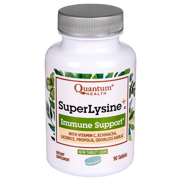 Quantum Health SuperLysine+ Immune Support Tablets
