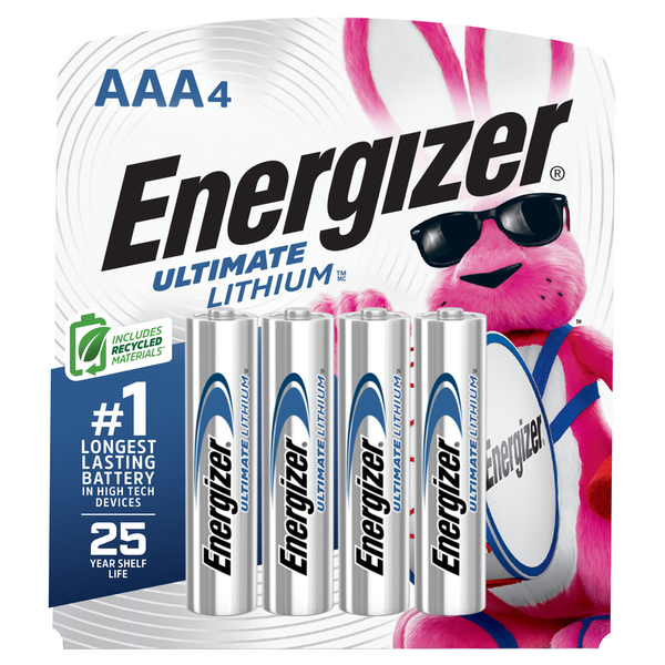 Energizer Ultimate Lithium Batteries Size AAA