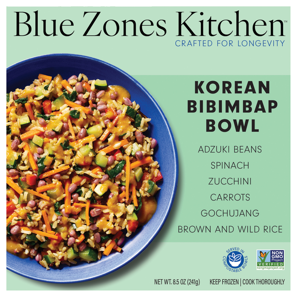 Blue Zones Kitchen Korean Mixed Rice Bowl Frozen