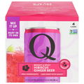 Q Hibiscus Ginger Beer - 4 pk