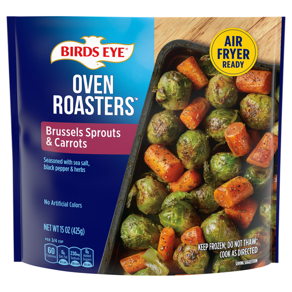 Birds Eye Oven Roasters Seasoned Brussels Sprouts & Carrots Frozen