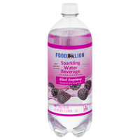 Food Lion Black Raspberry Sparkling Water Beverage