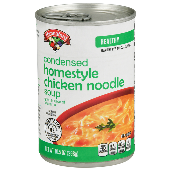 Hannaford Condensed Healthy Homestyle Chicken Noodle Soup