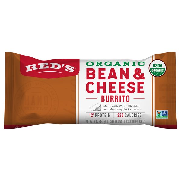 Red's Organic Bean & Cheese Burrito Frozen