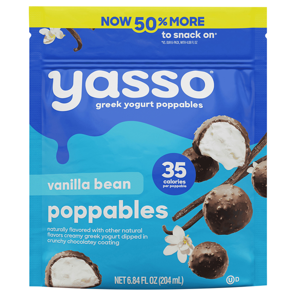 Save on Yasso Greek Yogurt Poppables Vanilla Bean Order Online Delivery