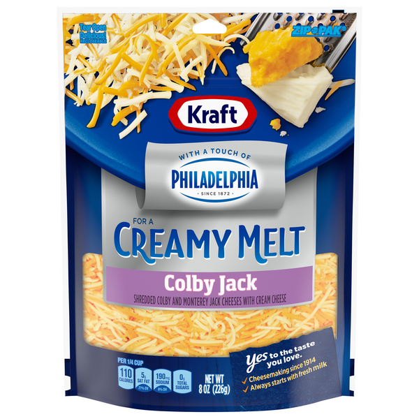 Save on Kraft Creamy Melt Shredded Colby Jack Cheese Order Online