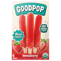 GoodPop No Sugar Added Strawberry Junior Ice Pops - 6 ct