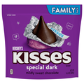 Hershey's KISSES Special Dark Mildly Sweet Chocolate Candy Family Pack