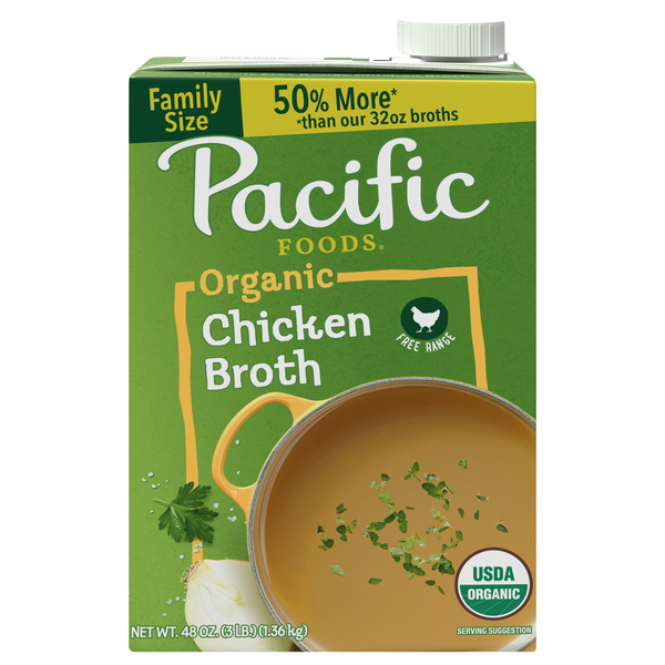 Pacific Foods Organic Free Range Chicken Broth Value Size