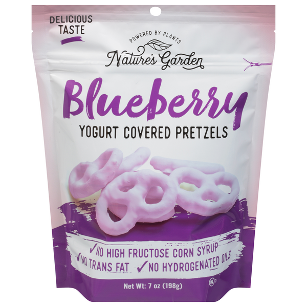 Save on Nature's Garden Yogurt Covered Pretzels Blueberry Order Online Delivery Giant