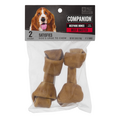 Companion Beef Basted Beefhide Dog Bones 4-5 Inch - 2 ct