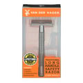 Van Der Hagen Traditional Long Handle Safety Razor Kit Gunmetal