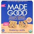 Made Good Organic Crunchy Blueberry & Vanilla Granola Squares - 5 ct