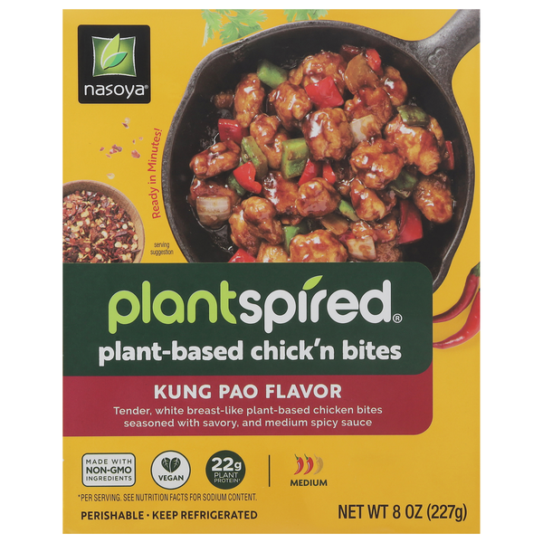 Nasoya Plantspired Plant-Based Kung Pao Chick'n Bites Refrigerated