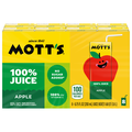 Mott's No Sugar Added 100% Apple Juice Boxes - 8 pk