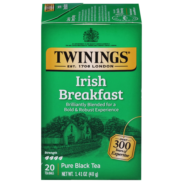Twinings Irish Breakfast Black Tea Bags