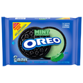 OREO Mint Creme Chocolate Sandwich Cookies Family Size