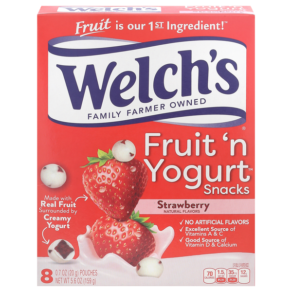 Welch's Fruit 'n Yogurt Snacks Strawberry - 8 ct