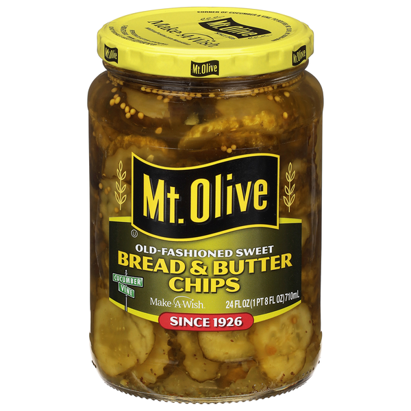 Mt. Olive Old-Fashioned Sweet Bread & Butter Pickle Chips