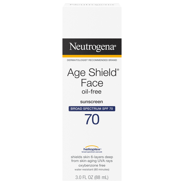 Save on Neutrogena Age Shield Face Oil-Free Sunscreen Lotion SPF