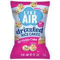 Like Air Vegan Gluten Free Birthday Cake Drizzled Rice Cakes