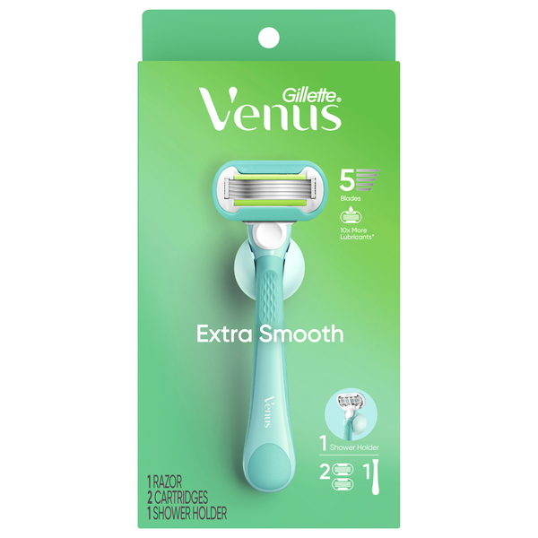 Gillette Venus 5 Deluxe Razor & 2 Cartridges - 5 Blade