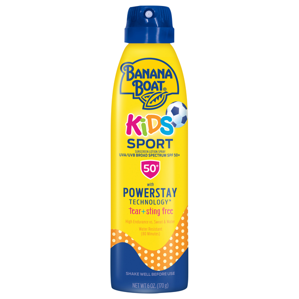 Banana Boat Kids Sport Sunscreen Lotion Spray SPF 50