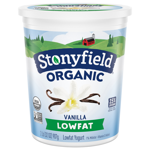 Stonyfield Organic Low Fat Vanilla Yogurt