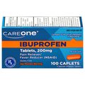 CareOne Ibuprofen Pain Relief 200 mg Tablets Gluten Free
