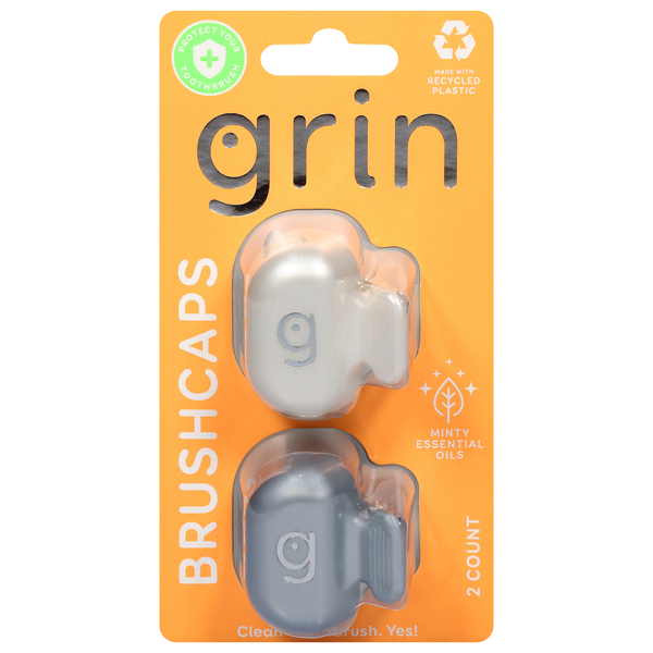 Grin Toothbrush Caps
