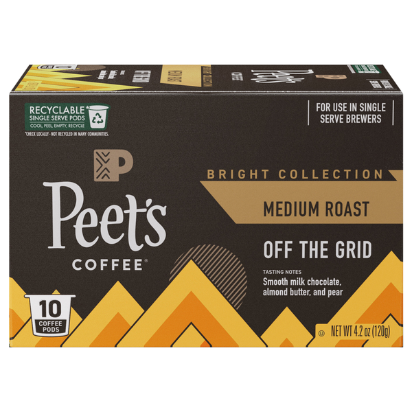 Peet's Off the Grid Medium Roast K-Cup Coffee Pods