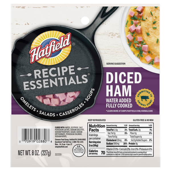 Hatfield Recipe Essentials Diced Ham