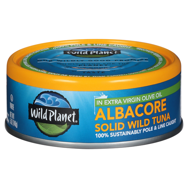 Save on Wild Tuna Solid Albacore In Extra Virgin Olive Oil Wild