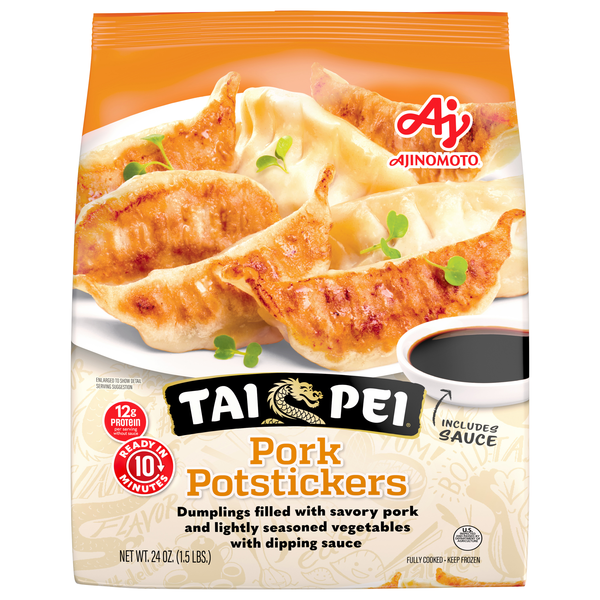 Tai Pei Pork Potstickers with Sauce Frozen