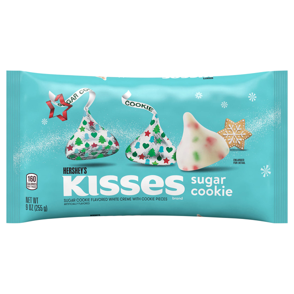 Hershey's KISSES Sugar Cookies White Creme Christmas Candy