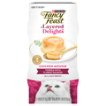 Fancy Feast Layered Delights Chicken Mousse Topped w/Salmon Cat Treats