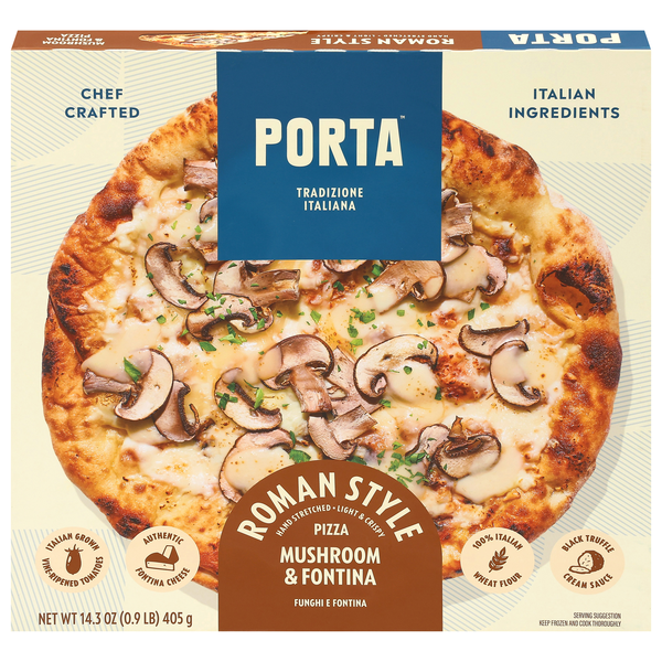 Porta Italian Grown Roman Style Mushroom & Fontina Pizza Frozen