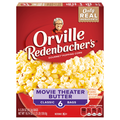Orville Redenbacher's Movie Theater Butter Classic Microwave Popcorn 6 ct