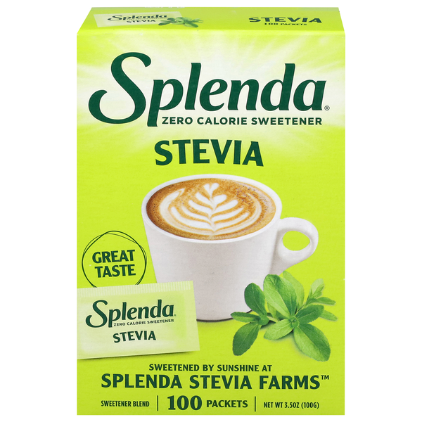 Splenda Zero Calorie Stevia Sweetener Packets