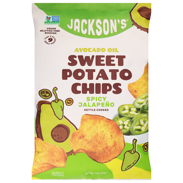 Jackson's Spicy Jalapeno Kettle Cooked Sweet Potato Chips