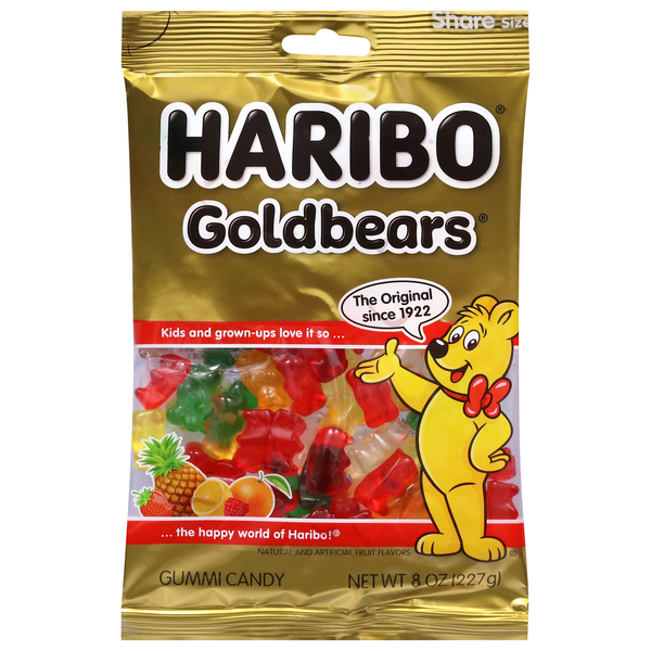 Haribo Goldbears Gummi Bears Candy Share Size