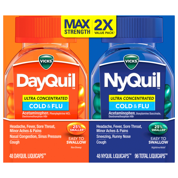 Vicks DayQuil & NyQuil Ultra Concentrated Liquicaps